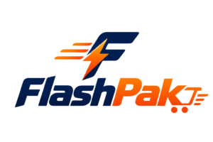 FlashPak Lightning Cart Logo